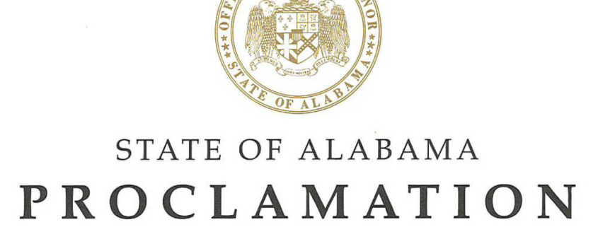 State of Alabama Proclamation by the Governor: COVID-19